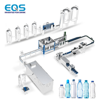 Máquina Automática para Llenado de Botellas de Agua PET, Línea de Embotellado de Agua Mineral con Tapado y Etiquetado, Línea de Producción Completa
