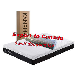 Colchón de espuma viscoelástica de 25cm de tamaño Queen de lujo más <span class=keywords><strong>popular</strong></span>, rollo en caja, colchón de espuma viscoelástica de Gel personalizado de 10 pulgadas - Product Image 1