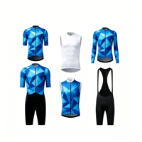 Vêtements d'équipe personnalisés anti-UV, maillot de cyclisme pour hommes, impression par sublimation, ensemble de shorts de cyclisme sur route pour les événements cyclistes