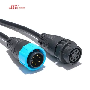 6pin M25 ip68 wasserdichter LED-Streifen wasserdichter Stecker mit 2pin 3pin 4pin 5pin