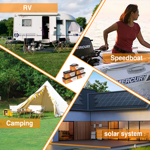 Bluesun fabrika kalite 12v 150ah 200ah 250ah 300ah Lifepo4 pil lityum güneş pil ev sistemi için - Product Image 6