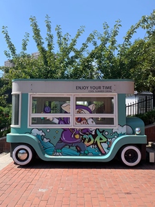 รถขายอาหารเคลื่อนที่ขนาด 12 ฟุต สำหรับขายฮอทดอก ปรับแต่งได้ตามต้องการ มีตัวเลือกสี ขนาด และโลโก้ - Product Image 6