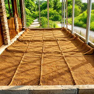 100% Natural Coconut Coir Fiber Mesh Made in Vietnam | Biodegradable Erosion Control <b>Mat</b> for Agriculture & Landscaping - Product Image 1