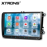 XTRONS Lecteur multimédia Android pour voiture avec navigation 9 pouces pour VW/SKODA/SEAT Android 15 Octa Core 4+64 Go QLED Global 4G DSP DQ7603 BT5.4