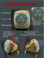 Nouvelle bague de championnat des Eagles de Philadelphie de la NFL 2024, MVP, en alliage, commémorative, pour hommes # Bague de bijouterie