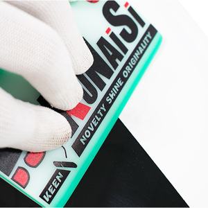 KUNAISI 3 couches en caoutchouc grattoir voiture vinyle Wrap film en Fiber de carbone installer raclette fenêtre teinte eau dissolvant verre outil de nettoyage - Product Image 3