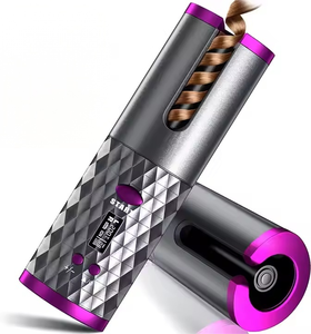 2025 Hot Sale <span class=keywords><strong>Mini</strong></span> Travelling Automatischer Lockens tab Elektrisch rotierender kabelloser Locken wickler Wiederauf ladbarer kabelloser Lockens tab