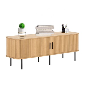 Custom service cabinet tv stands Villa Cabinet table Wood with Metal Legs tv stand for Living Room Furniture