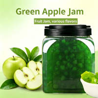 U-PICK 3kg Green Apple Jam 16% Brix Fruit Puree Topping for Bubble Tea Cakes & Desserts