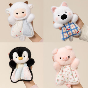 Muñeco de Peluche con Forma de Cordero/<span class=keywords><strong>Cerdito</strong></span>, Soporte para Muñeca, Alivio del Estrés, Compañero Suave, Regalo de Cumpleaños - Product Image 4