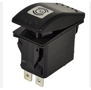 Interrupteur à bascule 4 broches marche/arrêt pour frein de stationnement de chargeuse compacte 216 216B 246 257 262 246B 247 247B 142-9320 1429320 - Product Image 2