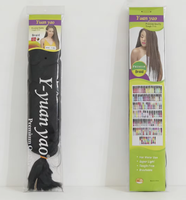 Échantillon Gratuit - Extensions de Cheveux Tresses Jumbo Synthétiques Yaki Douces et Légères, Bouclées Afro Longues pour Crochet - 165g - Meilleures Ventes