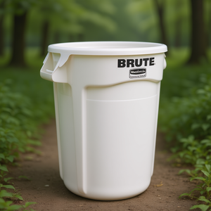 Bidone per Rifiuti Brute 38 L Bianco per Uso Commerciale - Product Image 3