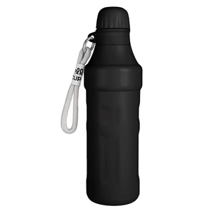 Outdoor Sports 500ml <b>Small</b> Mouth Double Wall Vacuum Flask Portable Stainless Steel Insulated Thermal Water <b>Bottle</b> With Rope - Product Image 6
