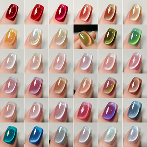 Esmalte de <span class=keywords><strong>Uñas</strong></span> Profesional para Salón de Belleza, 15 ml, Gel Brillante con Cuentas de Vidrio, 36 Colores, Set de Esmalte de <span class=keywords><strong>Uñas</strong></span> con Efecto Ojo de Gato - Product Image 4