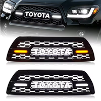 Calandre avant hexagonale modifiée N21 pour 4Runner 06-09, en ABS, avec lumières LED lumineuses