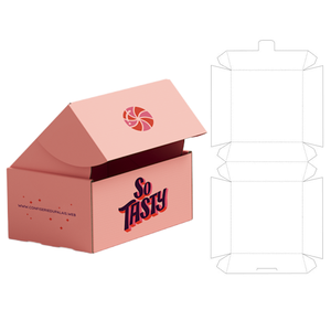 Umwelt freundliche Kraftpapier-Wellpappe ordner Matt Laminierung UV-Vorteil Easy Store für Schmuck uhren Medizin pillen - Product Image 3