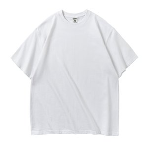 Camisetas de Manga Larga para Hombre de Algodón 100% de 280 g/m² Pesado, Holgadas, Vintage, Cuello Reforzado, Lisas y de Secado Rápido con Contraste - Product Image 4