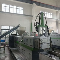 Ligne de production d'extrusion de granulés à partir de flocons de plastique recyclé, système de granulation de plastique PP PE à une seule étape