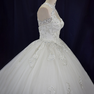 TEENYEE Vintage Plus <strong>Size</strong> Women's Halter Ball Gown <strong>Wedding</strong> <strong>Dresses</strong> Bridal <strong>Dress</strong> with Removable Halter Neck - Product Image 2