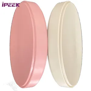 iPEEK CAD CAM Open System PEEK Pink Dental Products Supplier Dia 98mm x 18mm Dental Discs for Dental Lab Equipment