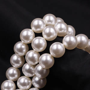 18 mét pha lê trắng <span class=keywords><strong>Loose</strong></span> ngọc trai đối với trang sức làm 650 số lượng lớn Glass Bead bởi chuyên nghiệp Glass Bead các nhà sản xuất - Product Image 4