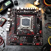 Placa Base M-ATX X79 para PC, 24 Pines, 8 Pines, USB 2.0, Interfaz TPM de 14 Pines, Audio HD, para Computadoras de Juegos y Estaciones de Trabajo