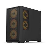 New Arrival Custom Computer Micro ATX PC Case Mid Tower Desktop Chassis Tempered Glass Gaming Computer Cases & Towers Cabinet