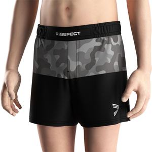 ชุดกีฬาวิ่งออกกำลังกาย Odm Sublimation สำหรับผู้ชาย ลายพิมพ์ฤดูร้อน กางเกงขาสั้นออกกำลังกายทรงสลิมฟิตสำหรับผู้ชาย - Product Image 5