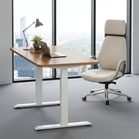 Bureau assis-debout moderne de luxe, automatique, à double moteur, réglable en 3 positions, autoportant, ergonomique, en acier durable, pour usage commercial et chambre