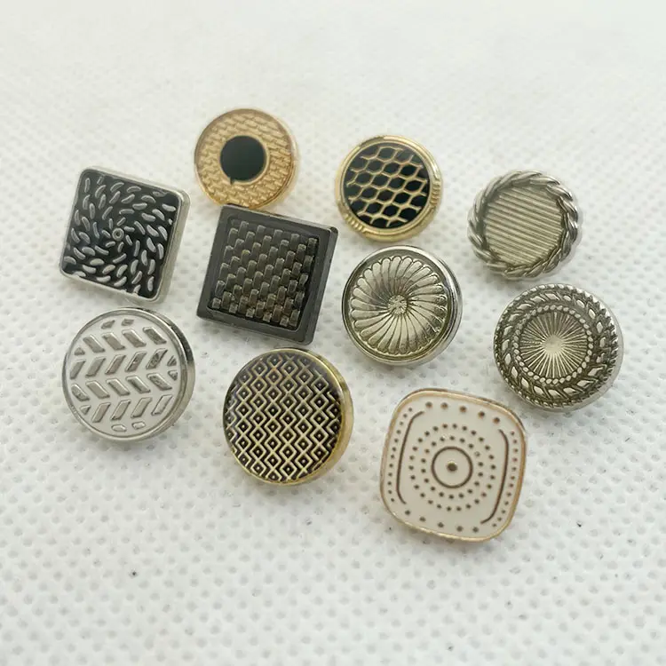Stocking Bulk Buttons Custom Beautiful Metal Gold Snap button For Garment / Handbags