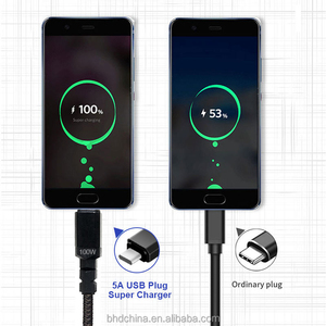 สายชาร์จ Type C to Type C ยาว 1 เมตร 100W แบบใหม่จากโรงงาน ผลิตด้วยแม่พิมพ์เฉพาะ หัวต่อเสริมความแข็งแรง สายถักไนลอน สำหรับ Macbook และแท็บเล็ต - Product Image 6