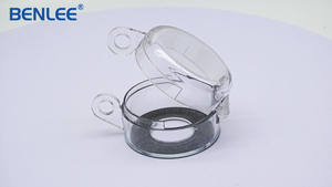 Interrupteur à bouton-poussoir de 22mm et couvercle de protection d'interrupteur d'urgence Couvercle de protection transparent anti-collision - Product Image 4