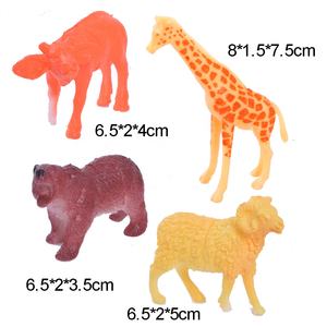 ชุดของเล่นสัตว์ป่า PVC กลวง,โมเดลการ์ตูนรูปสัตว์ทำจากพลาสติกแข็งใช้ในฟาร์มสำหรับสัตว์เลี้ยง - Product Image 4