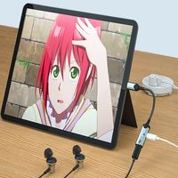 Répartiteur audio-vidéo HiFi 3 en 1 avec charge rapide pour iPhone iPad, adaptateur casque 2 en 1 ou 3 en 1, sortie AC