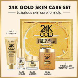 24K altın yüz kremi yıkama organik akne yüz yıkama toptan arındırıcı gözenekler Melanin özel etiket derin temizlik yüz kırmak - Product Image 2