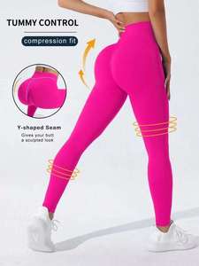 กางเกงเลกกิ้งแนบเนื้อสำหรับผู้หญิงกางเกงเล่นโยคะเล่นฟิตเนสเล่นกีฬากางเกงออกกำลังกายกางเกงวิ่ง - Product Image 4