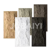 Couleur et style personnalisés polyuréthane pierre artificielle décorative effet de texture naturelle pierre de placage 3D PU panneau mural