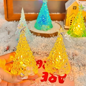 Luz Nocturna Plateada para Árbol de Navidad, Decoración de Mesa IP65, Luz LED de Vela, Regalo para Nochebuena - Product Image 2