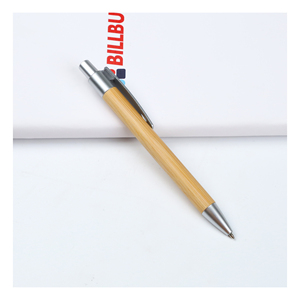 Customizable Eco-Friendly 1.0mm Writing Width Ballpoint <b>Pen</b> Promotional Wood Bamboo Personalized Logo Custom Printing Laser - Product Image 4