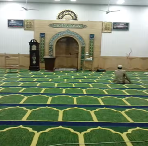 100% Nylon/Wol Jacquard Lus Stapel Rechthoekige Abstracte Patroon Tapijt Hand Getuft Machine Gemaakt Gesneden Stapel Voor Gebeden Thuis 10Mm - Product Image 3