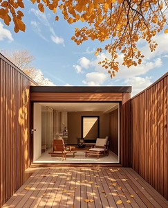 Tablero de Cercado WPC Tipo Castellated para Jardín Exterior, 6 Pies, Semi-Cubierto, para Balcones y Casas - Product Image 3