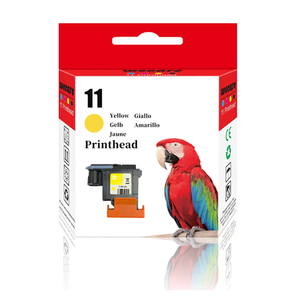 Cabezal de Impresión WECARE Amarillo Eco Solvente Original C4813A para Impresoras de Inyección de Tinta <span class=keywords><strong>HP</strong></span> Designjet <span class=keywords><strong>DJ</strong></span> 110plus 111 <span class=keywords><strong>500</strong></span> 510 800 K850 - Product Image 1