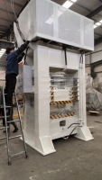 Máquina Hidráulica Certificada CE de 500 Toneladas para la Fabricación de Cubos de Ceniza y Carros de Chapa de Acero Inoxidable Galvanizado