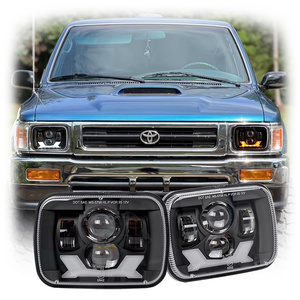 도요타 <span class=keywords><strong>Hilux</strong></span> 4 러너 22 R 자동차 1982 1997 도요타 22R 22RE 픽업 트럭 액세서리 헤드 라이트 5x7 인치 LED 헤드 라이트 - Product Image 1