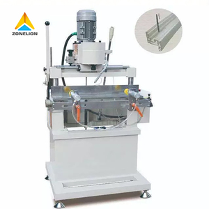 Hecho en China, equipo de fabricación de puertas y ventanas de aluminio, fresadora de agujeros de bloqueo de 0,75 kW impulsada por motor - Product Image 1
