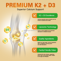 Gouttes liquides de Vitamine D3 K2 pour le soutien immunitaire, osseux et cardiaque – Fabricant et fournisseur OEM de compléments sous marque privée