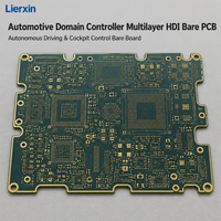 Contrôleur de domaine automobile Lierxin, carte PCB HDI multicouche pour l'électronique de cockpit et de conduite autonome