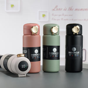 Многоразовая умная бутылка для воды со светодиодным интеллектуальным температурным дисплеем, термос из нержавеющей стали для детей, возвращенных в школу - Product Image 2