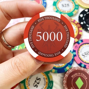 Jetons de <span class=keywords><strong>poker</strong></span> de qualité supérieure de qualité casino 500 pièces Conception de valise Jetons de qualité supérieure - Product Image 5